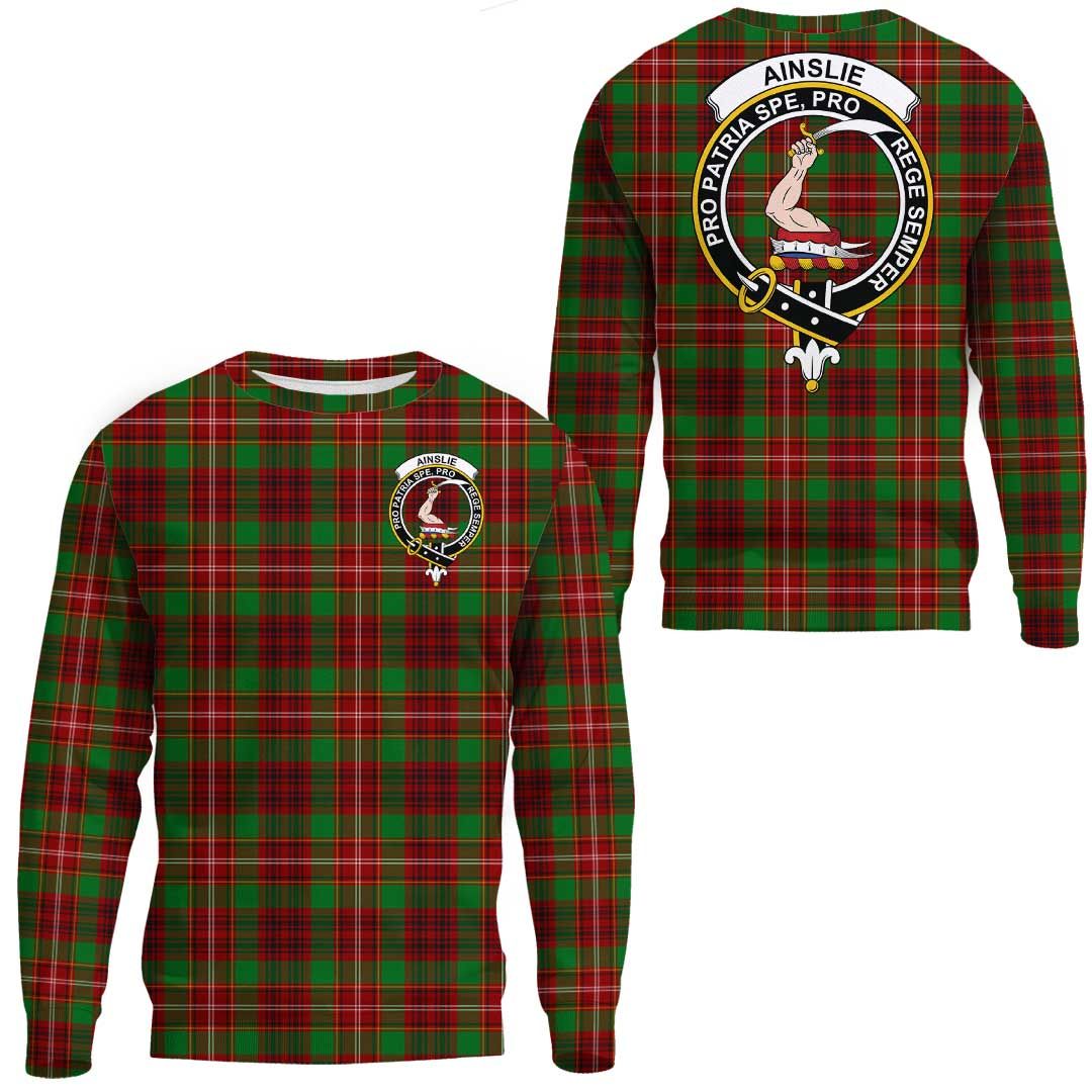 Ainslie Tartan Crest Sweatshirt