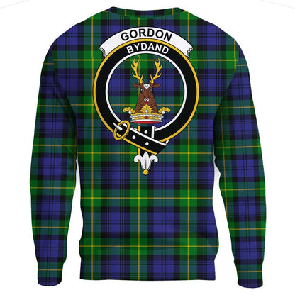 Gordon Modern Tartan Crest Sweatshirt