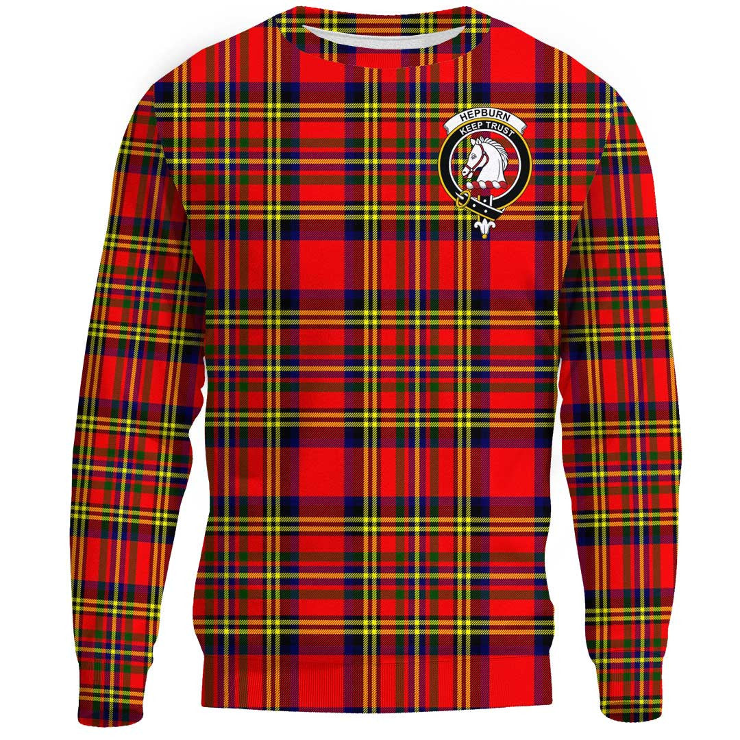 Hepburn Tartan Crest Sweatshirt