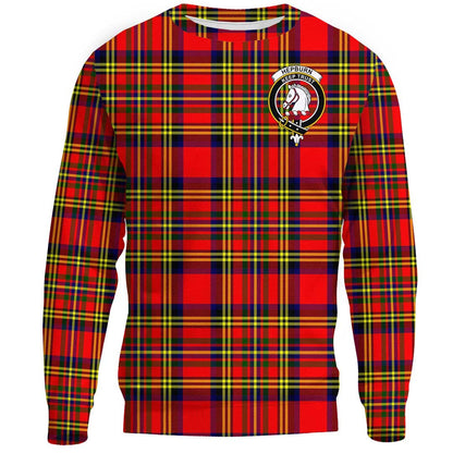 Hepburn Tartan Crest Sweatshirt