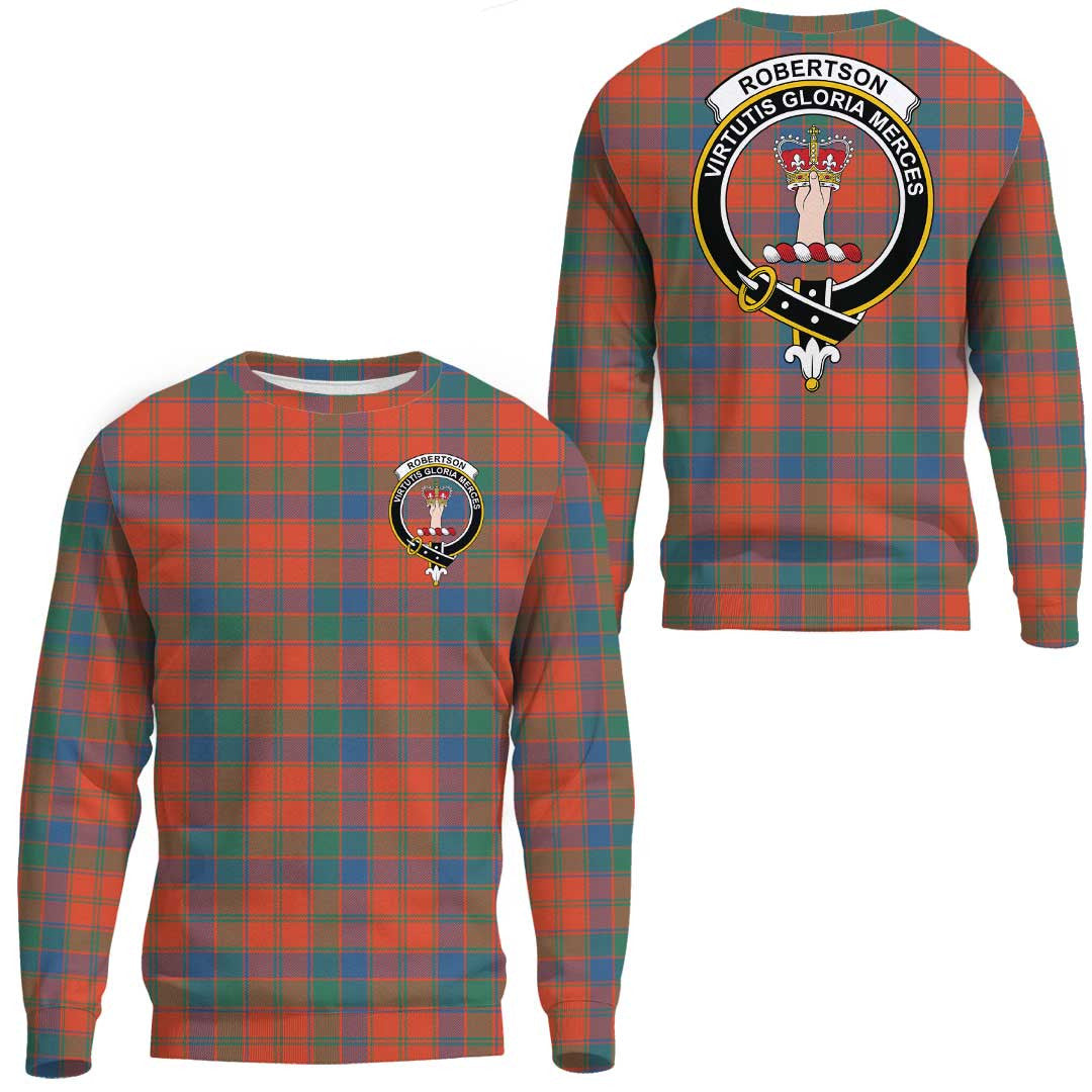 Robertson Ancient Tartan Crest Sweatshirt