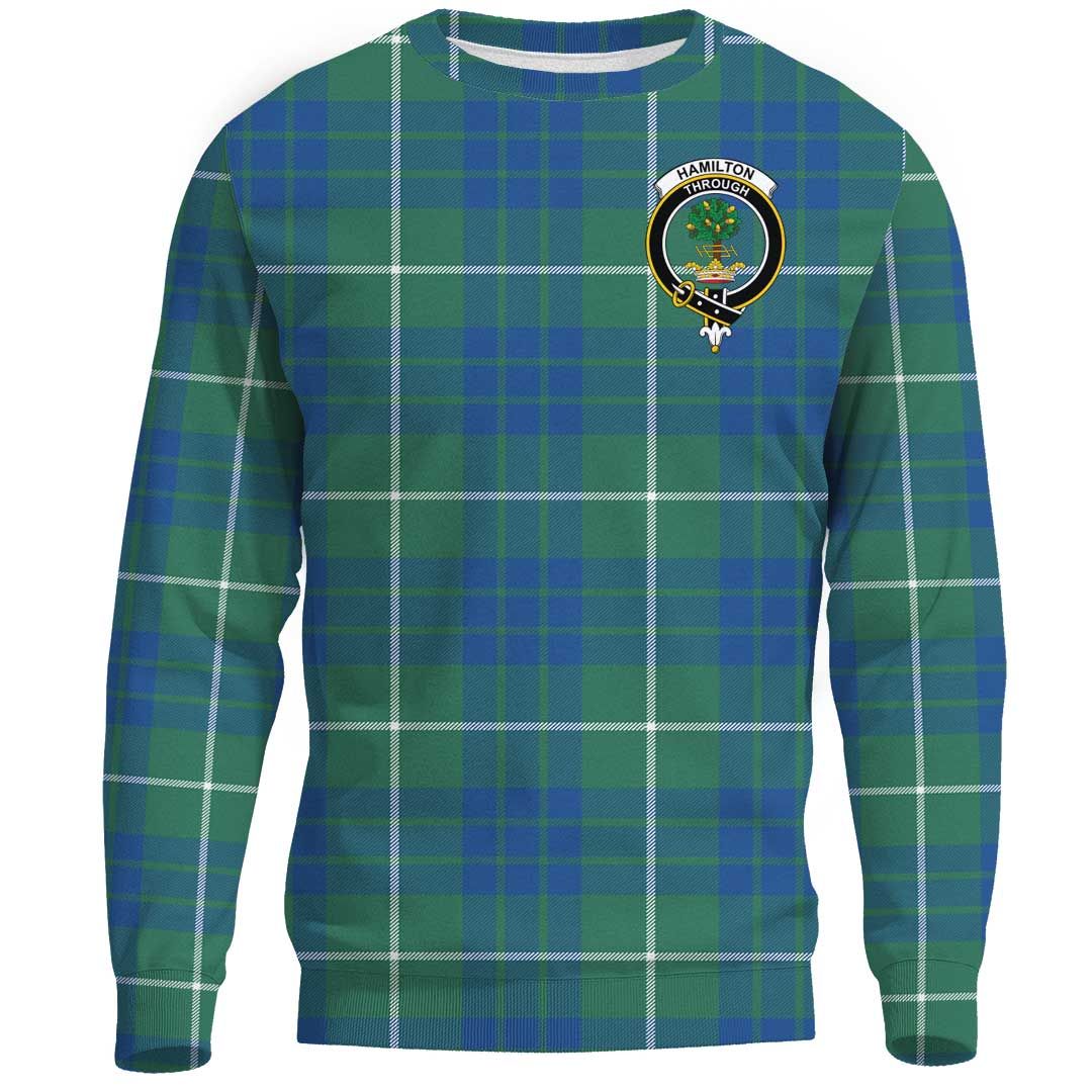 Hamilton Hunting Ancient Tartan Crest Sweatshirt