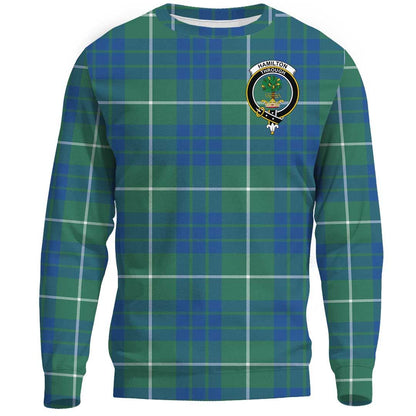 Hamilton Hunting Ancient Tartan Crest Sweatshirt