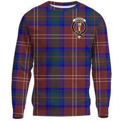 Chisholm Hunting Modern Tartan Crest Sweatshirt