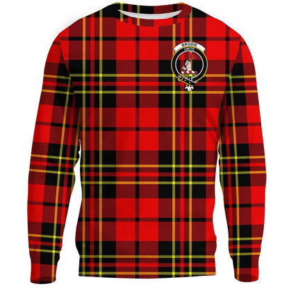 Brodie Modern Tartan Crest Sweatshirt