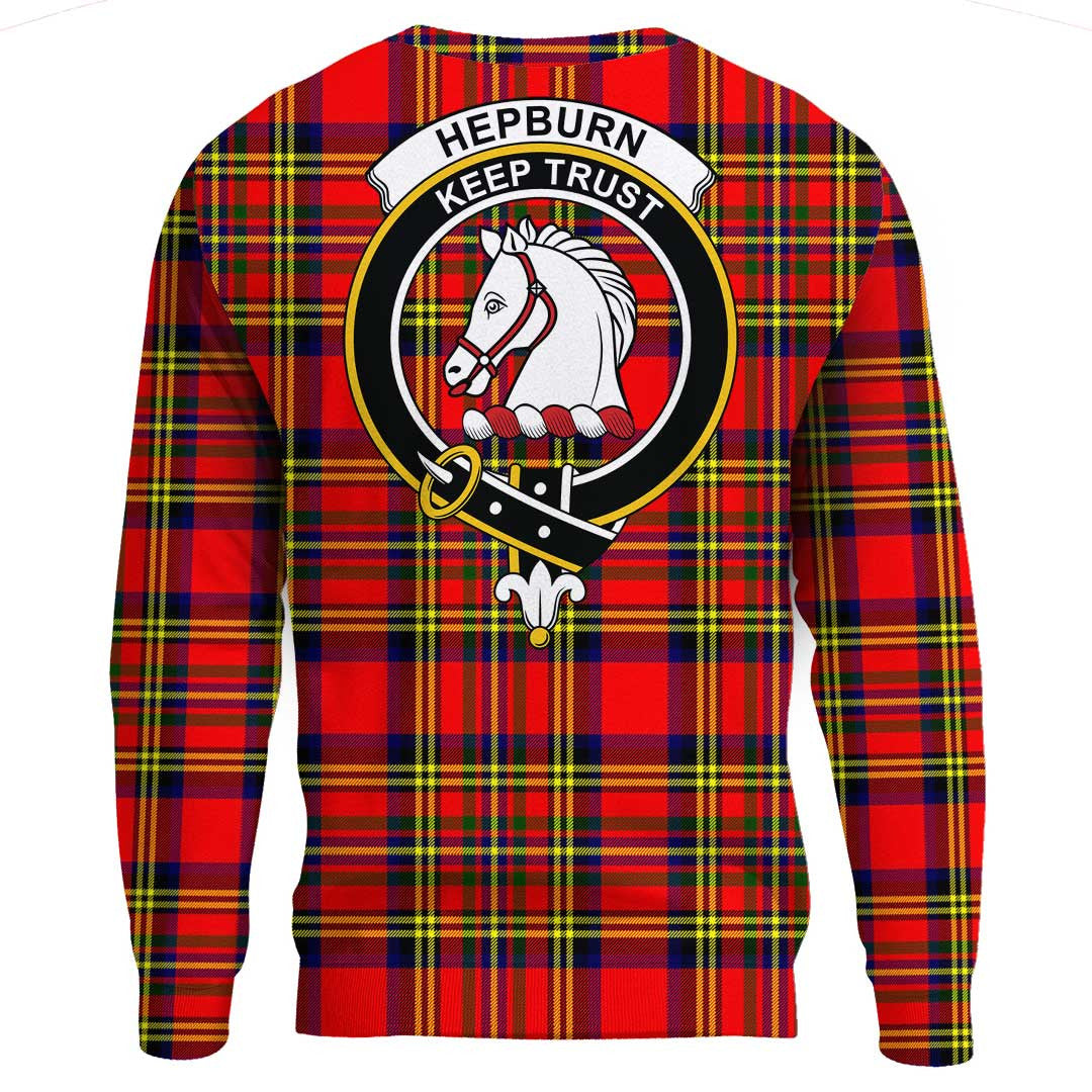 Hepburn Tartan Crest Sweatshirt