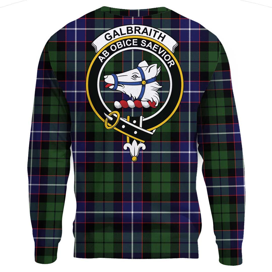 Galbraith Modern Tartan Crest Sweatshirt