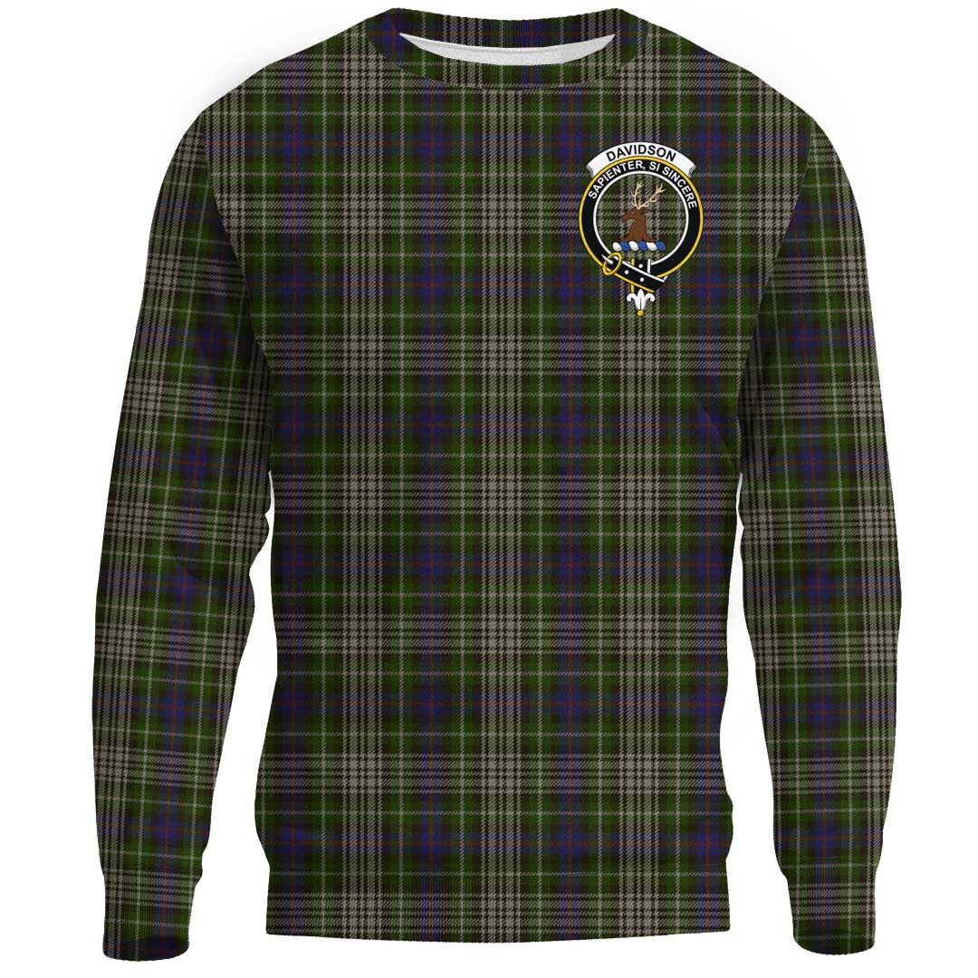 Davidson Tulloch Dress Tartan Crest Sweatshirt
