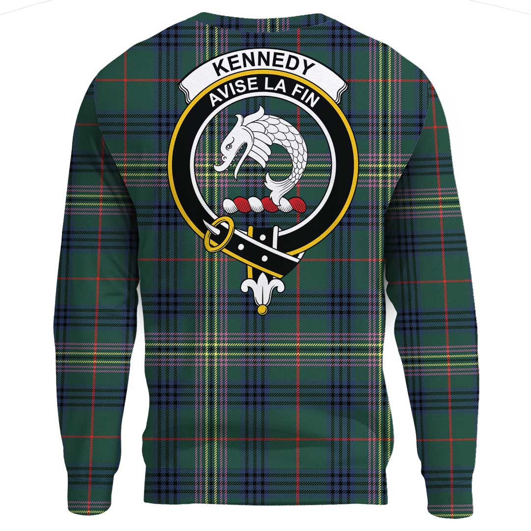 Kennedy Modern Tartan Crest Sweatshirt