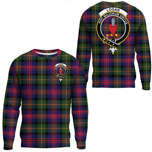 Logan Modern Tartan Crest Sweatshirt