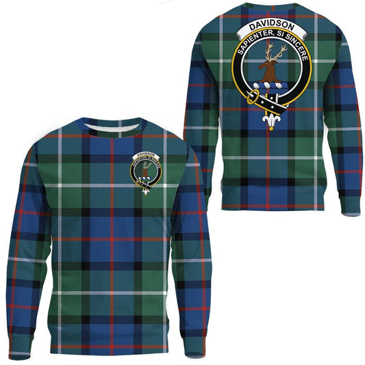 Davidson of Tulloch Tartan Crest Sweatshirt