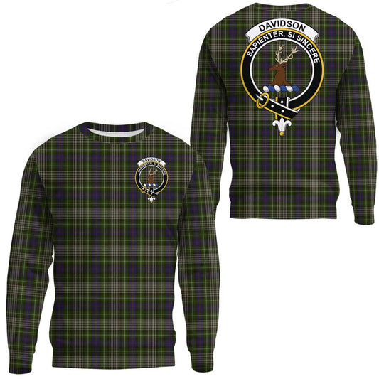 Davidson Tulloch Dress Tartan Crest Sweatshirt