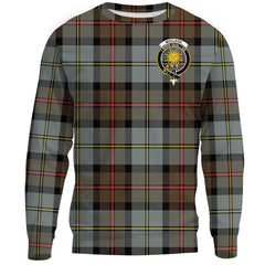 MacLeod of Harris Weathered Tartan Crest Sweatshirt
