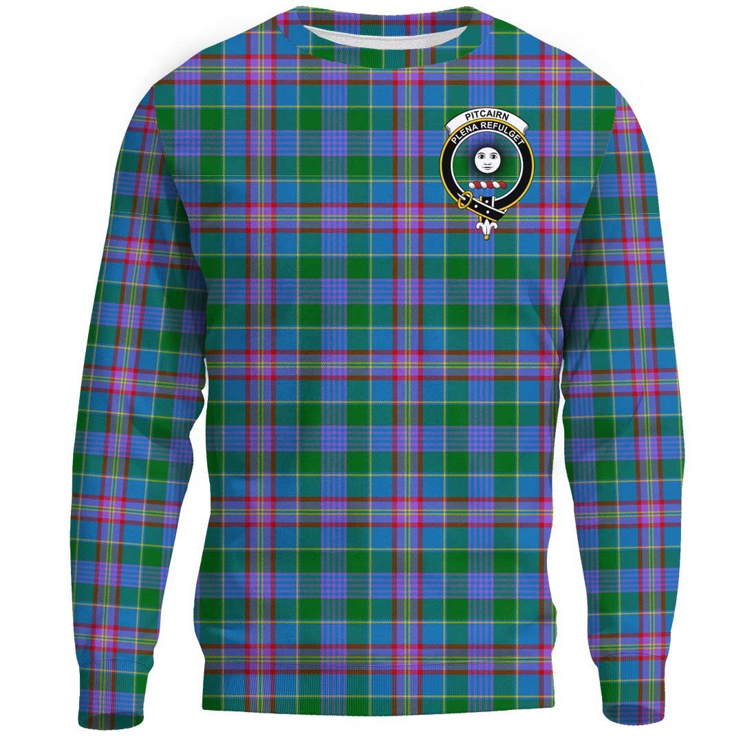 Pitcairn Hunting Tartan Crest Sweatshirt