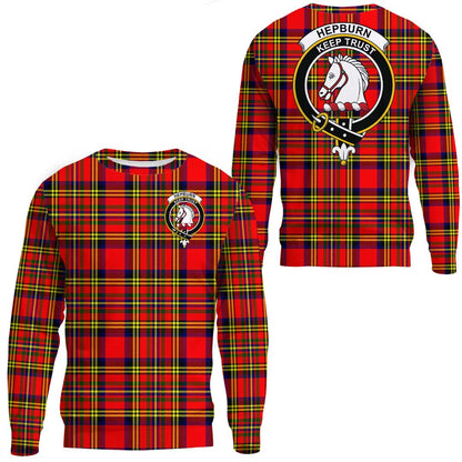 Hepburn Tartan Crest Sweatshirt