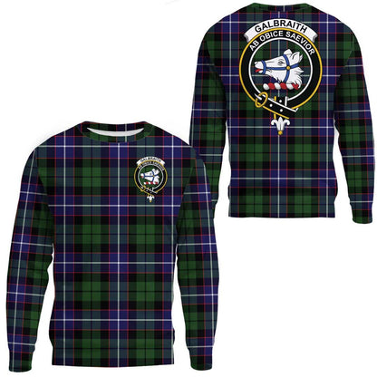 Galbraith Modern Tartan Crest Sweatshirt