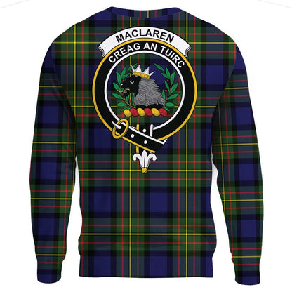 MacLaren Modern Tartan Crest Sweatshirt