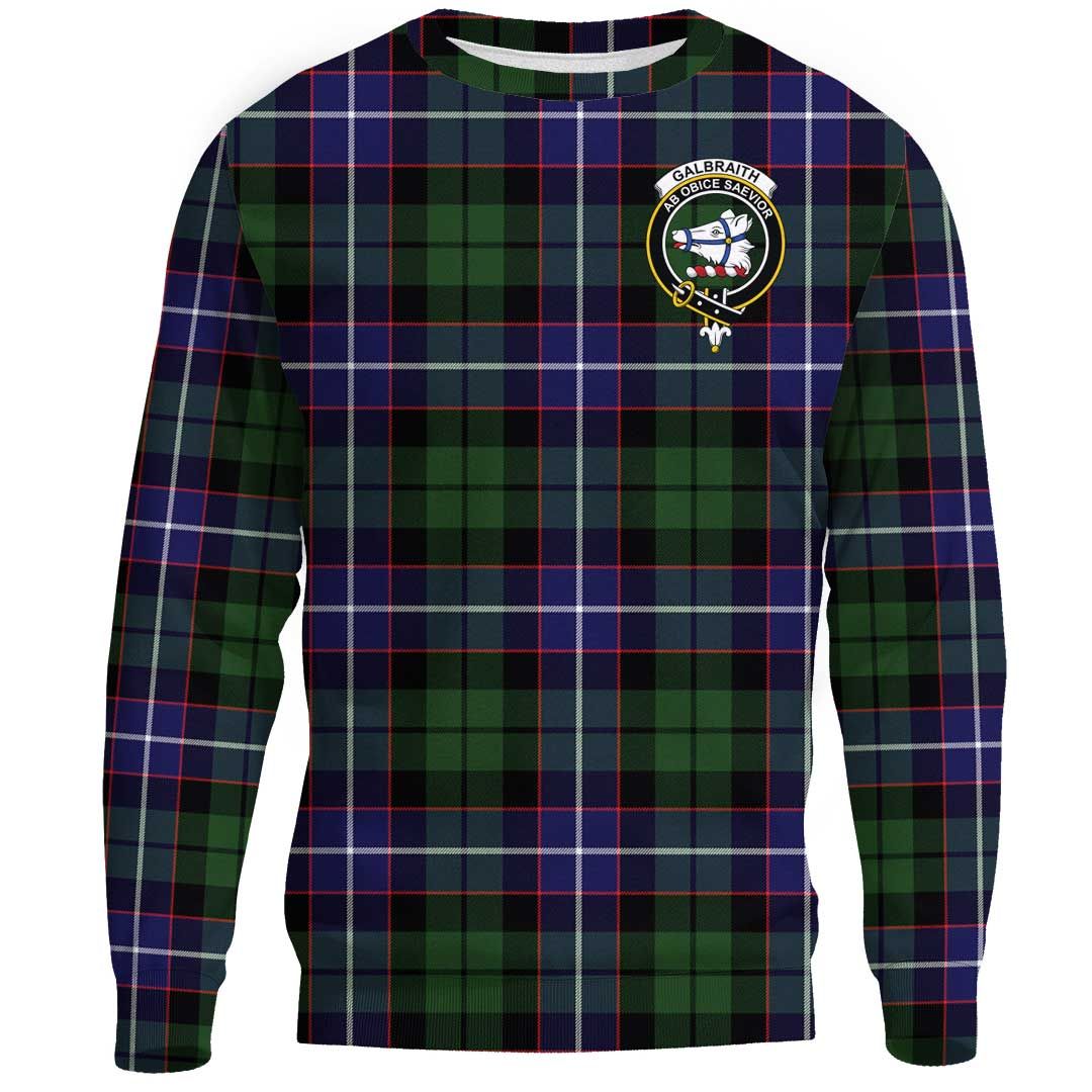 Galbraith Modern Tartan Crest Sweatshirt