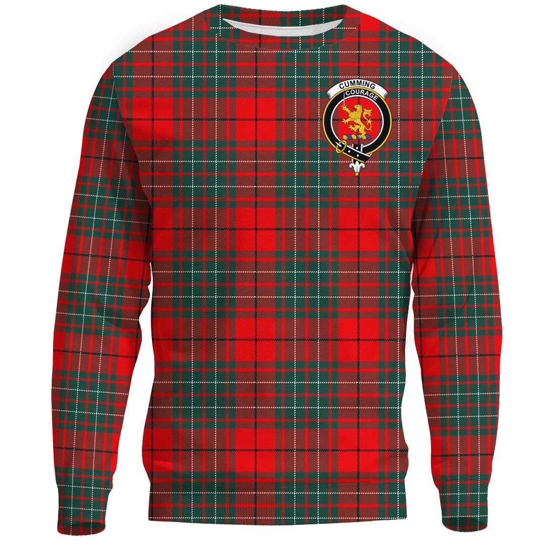 Cumming Modern Tartan Crest Sweatshirt