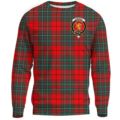 Cumming Modern Tartan Crest Sweatshirt