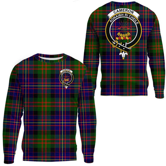 Cameron of Erracht Modern Tartan Crest Sweatshirt