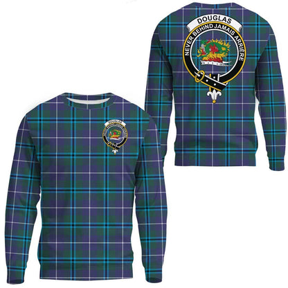 Douglas Modern Tartan Crest Sweatshirt