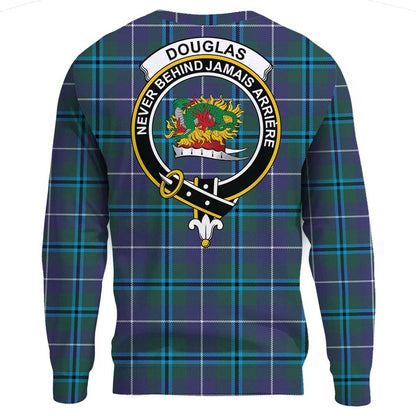 Douglas Modern Tartan Crest Sweatshirt