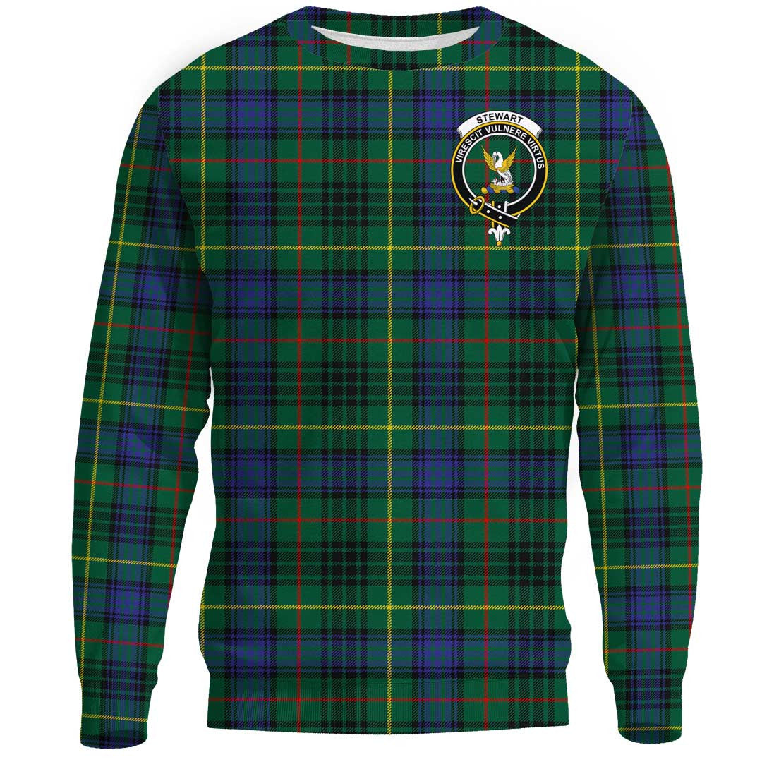 Stewart Hunting Modern Tartan Crest Sweatshirt