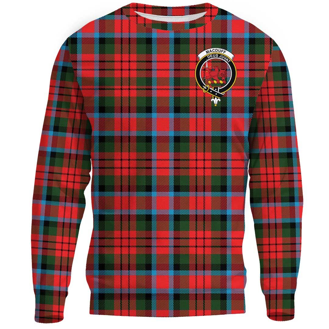 MacDuff Modern Tartan Crest Sweatshirt