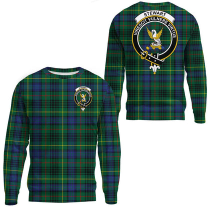 Stewart Hunting Modern Tartan Crest Sweatshirt