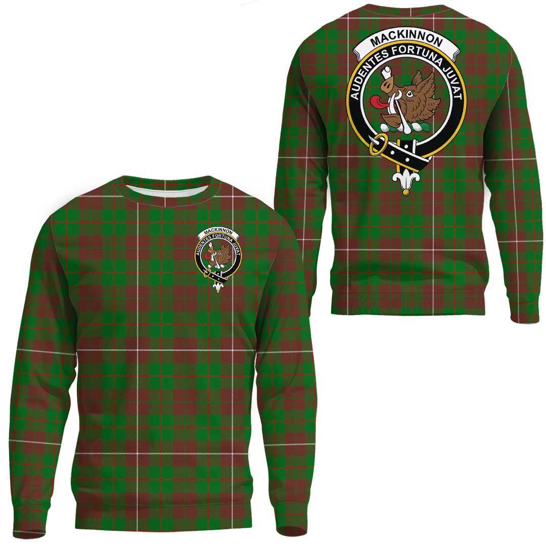 MacKinnon Hunting Modern Tartan Crest Sweatshirt