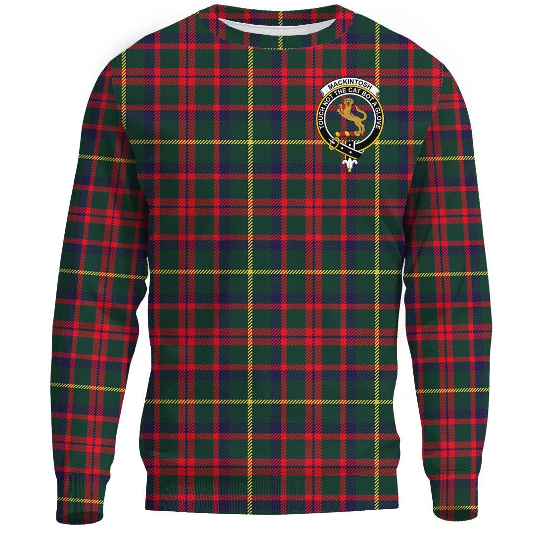 MacKintosh Hunting Modern Tartan Crest Sweatshirt