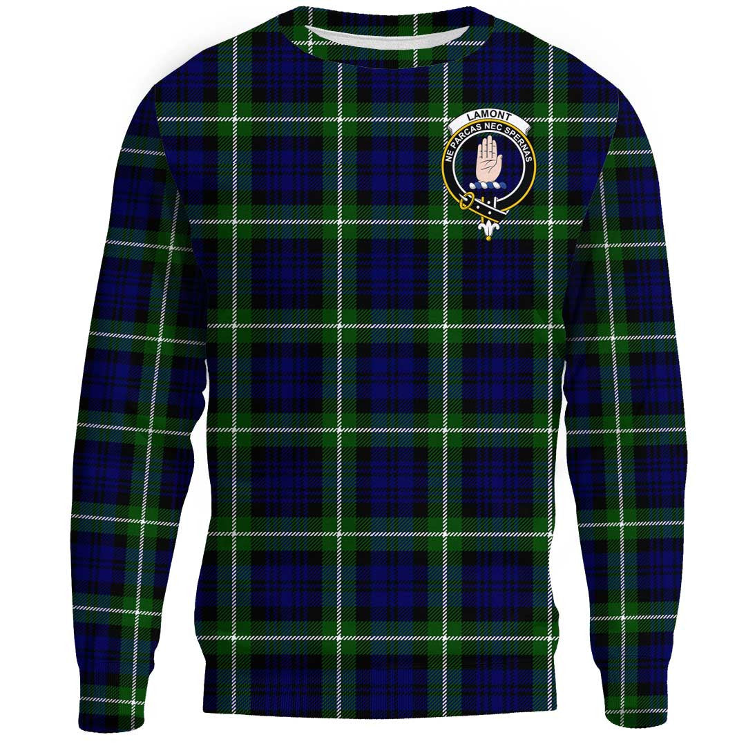 Lamont Modern Tartan Crest Sweatshirt