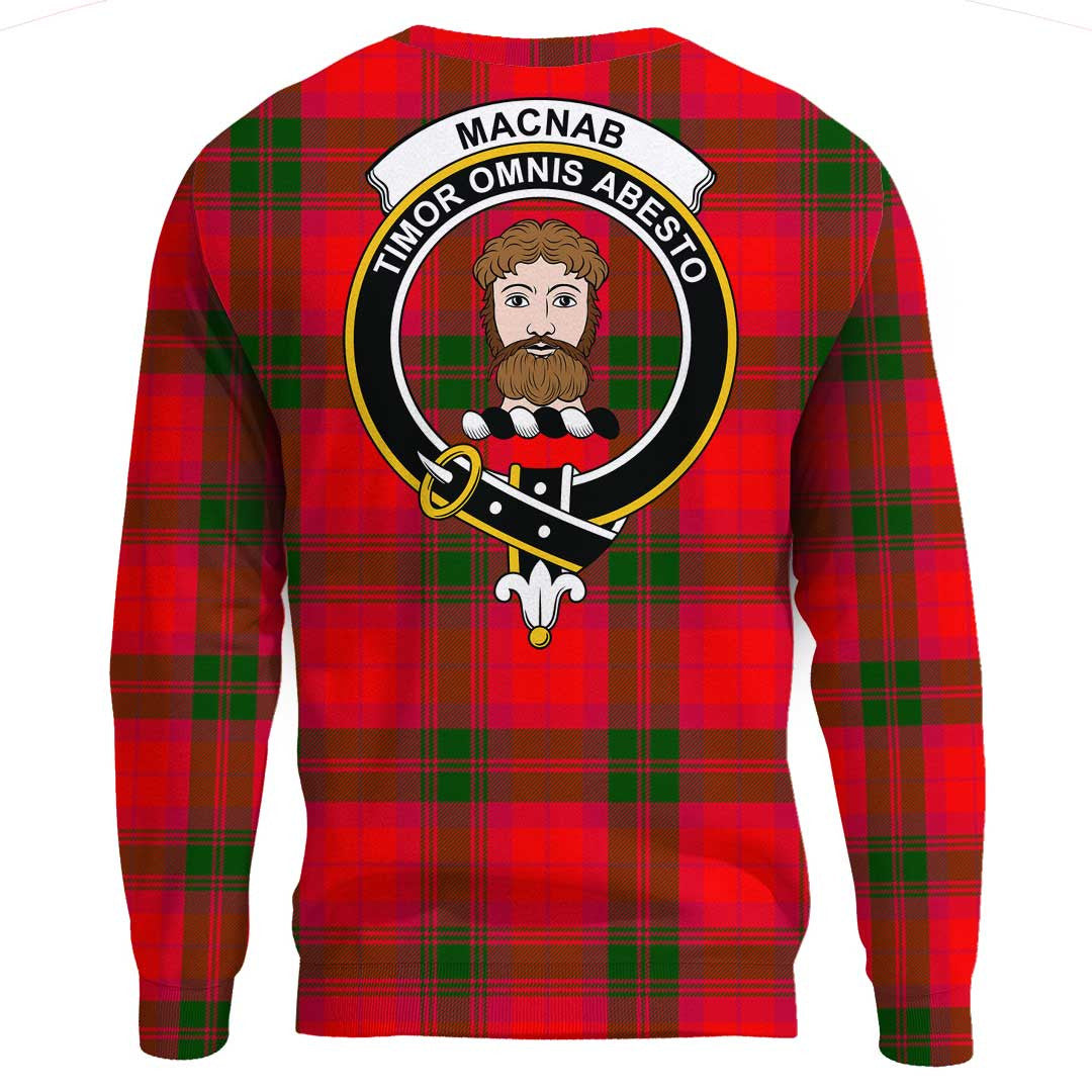 MacNab Modern Tartan Crest Sweatshirt