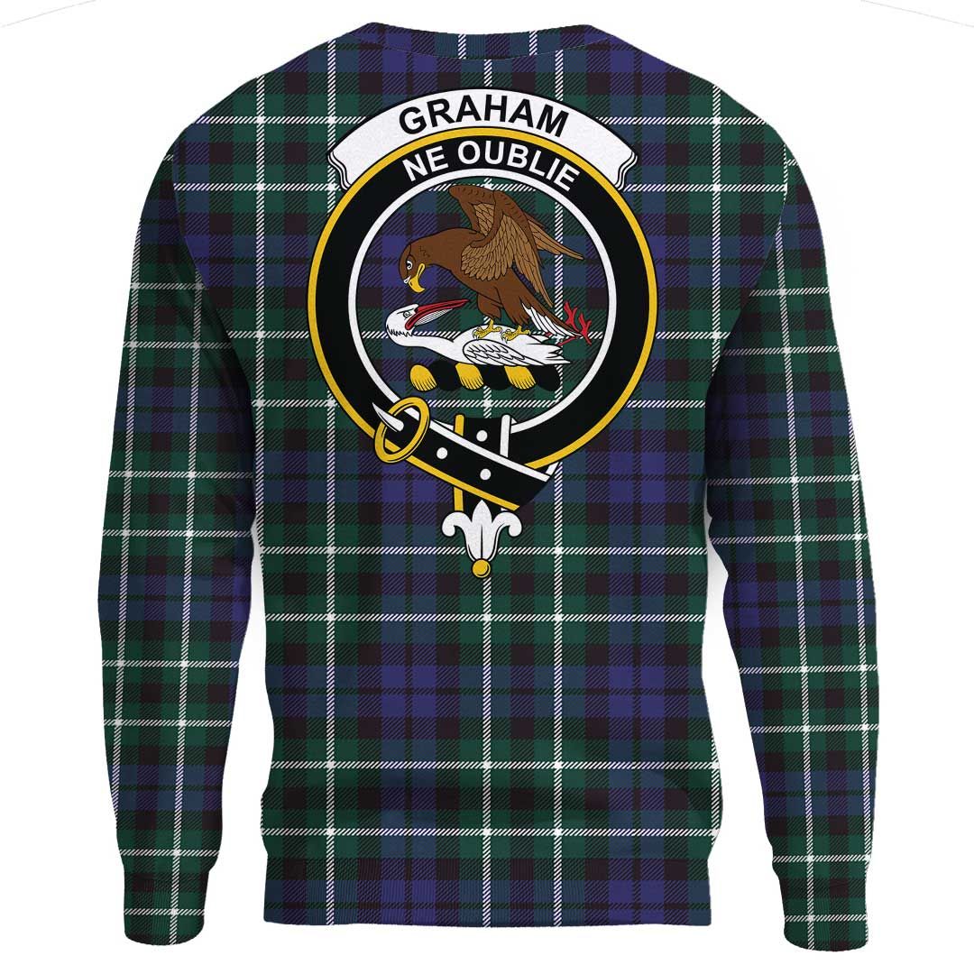 Graham of Montrose Modern Tartan Crest Sweatshirt