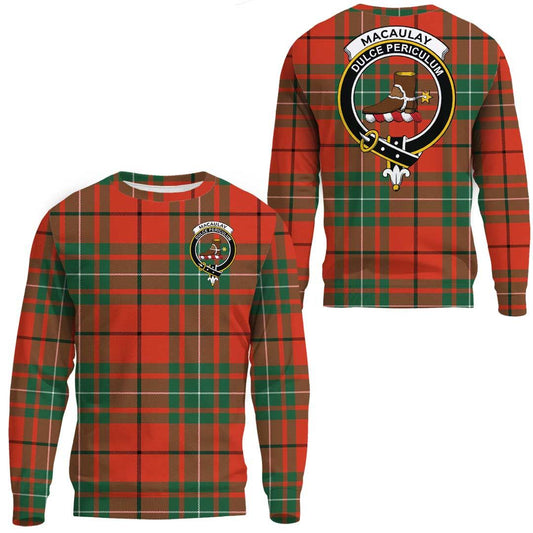 MacAulay Ancient Tartan Crest Sweatshirt