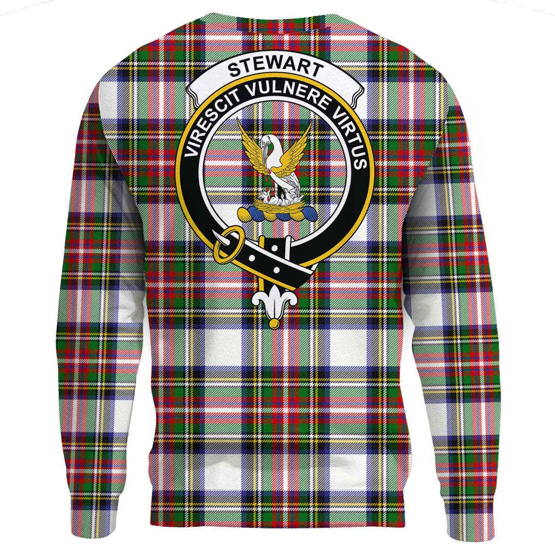 Stewart Dress Modern Tartan Crest Sweatshirt