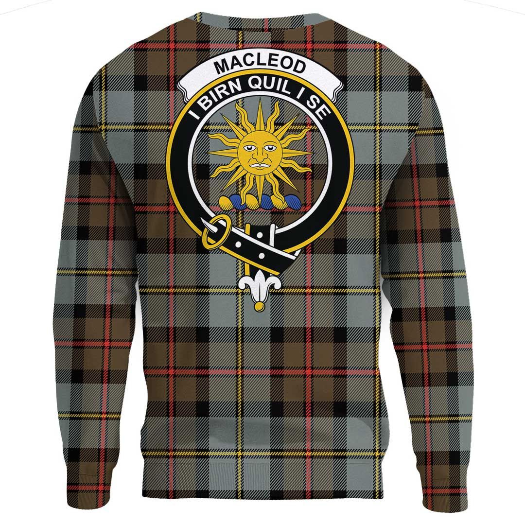 MacLeod of Harris Weathered Tartan Crest Sweatshirt