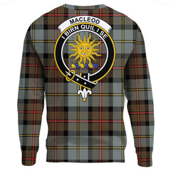 MacLeod of Harris Weathered Tartan Crest Sweatshirt