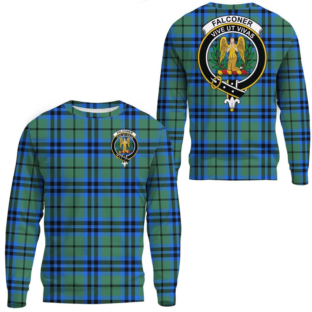 Falconer Tartan Crest Sweatshirt