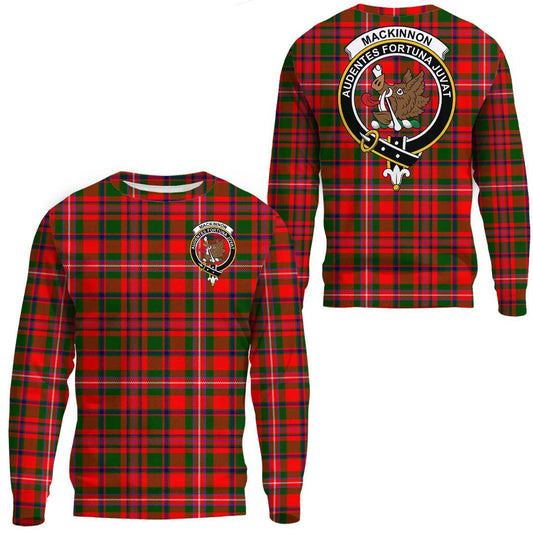 MacKinnon Modern Tartan Crest Sweatshirt