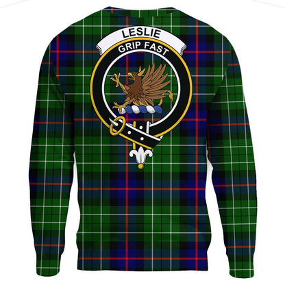 Leslie Hunting Ancient Tartan Crest Sweatshirt