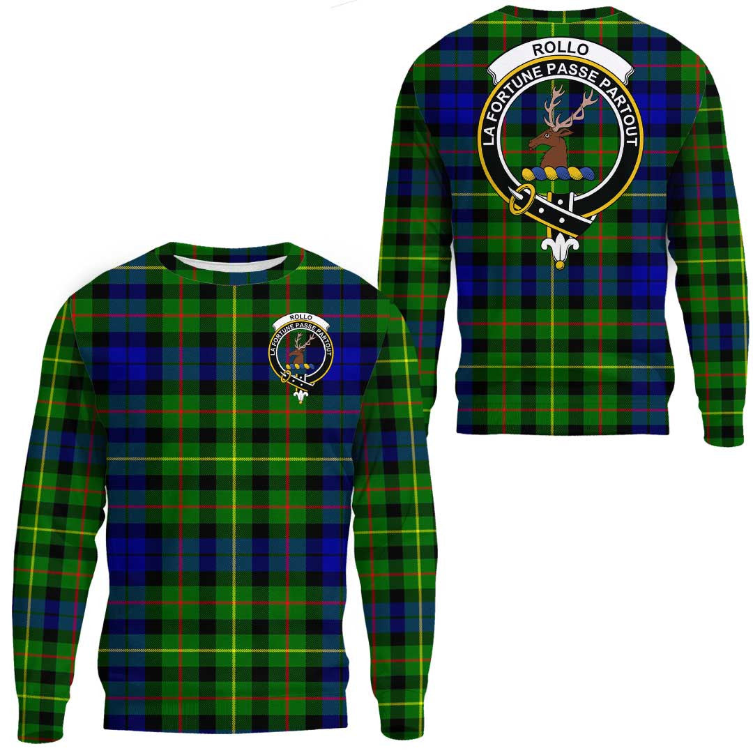 Rollo Modern Tartan Crest Sweatshirt