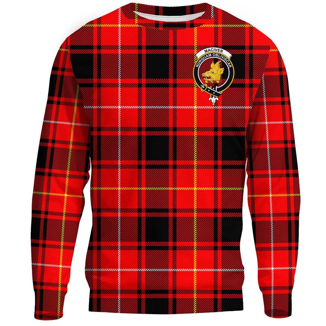 MacIver Modern Tartan Crest Sweatshirt