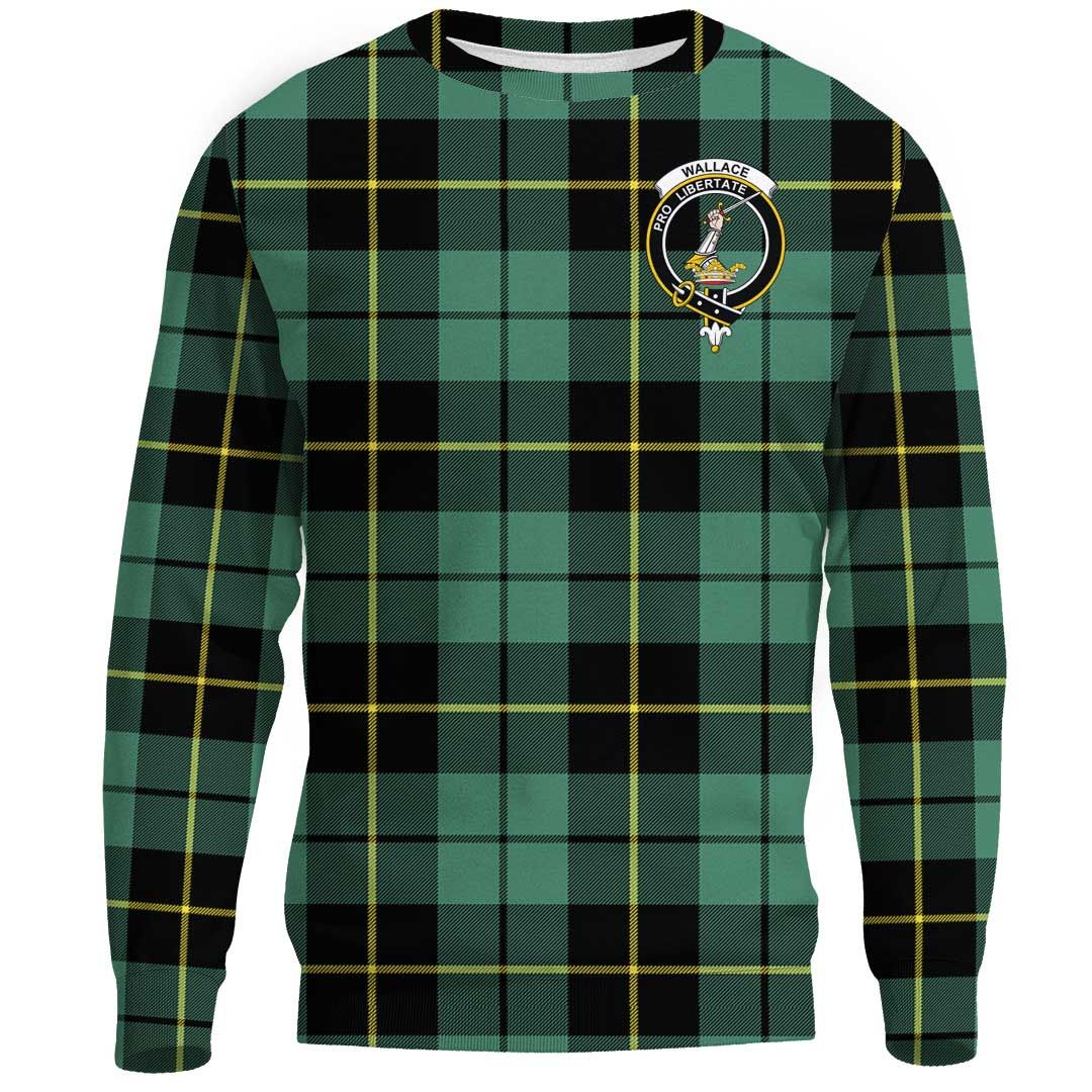 Wallace Hunting Ancient Tartan Crest Sweatshirt