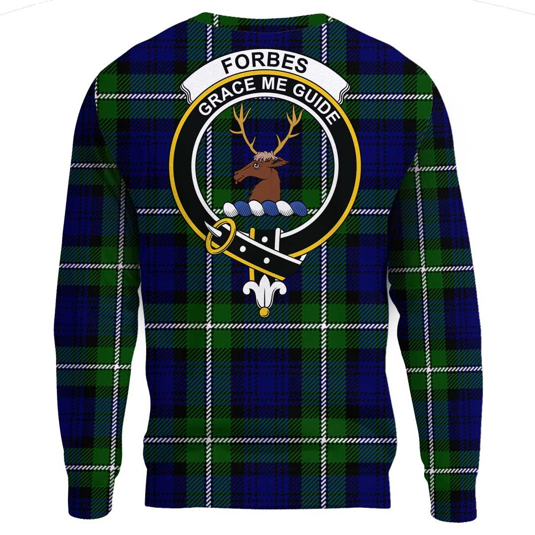 Forbes Modern Tartan Crest Sweatshirt