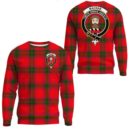 MacNab Modern Tartan Crest Sweatshirt