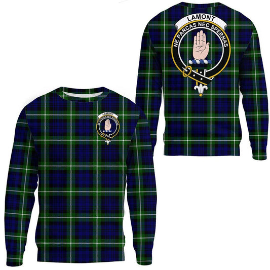 Lamont Modern Tartan Crest Sweatshirt