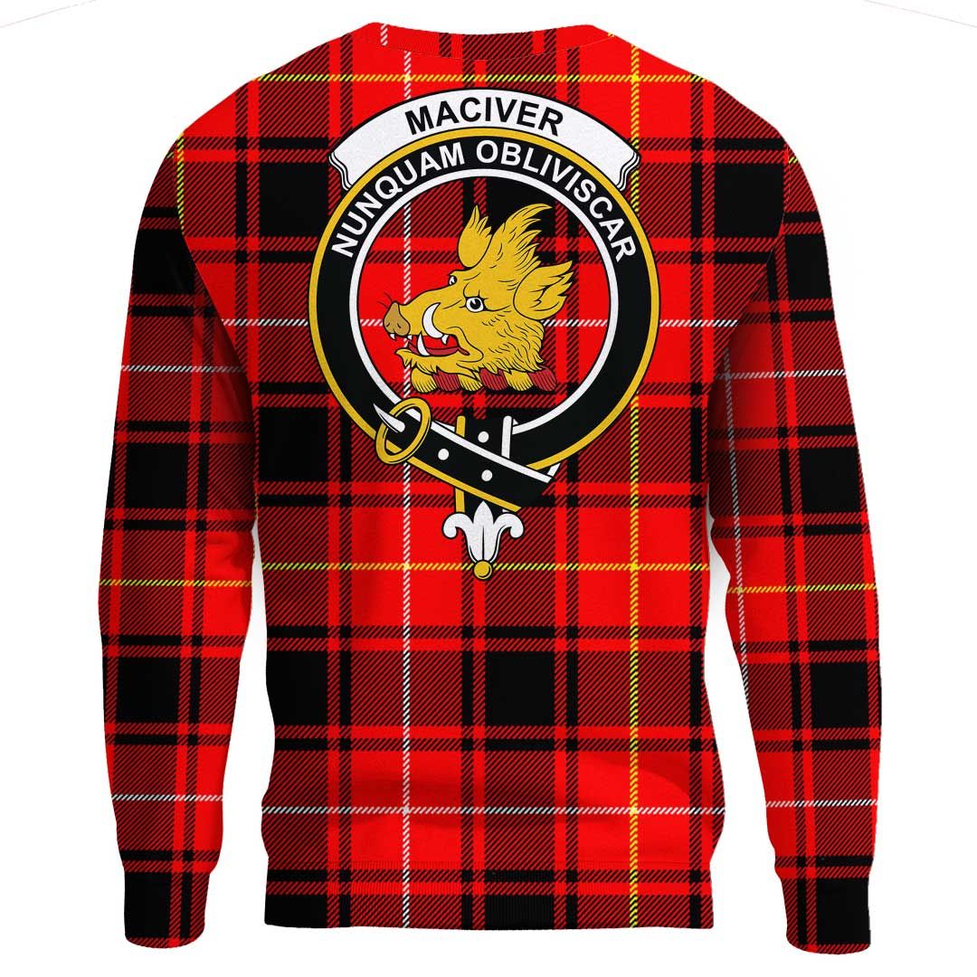 MacIver Modern Tartan Crest Sweatshirt