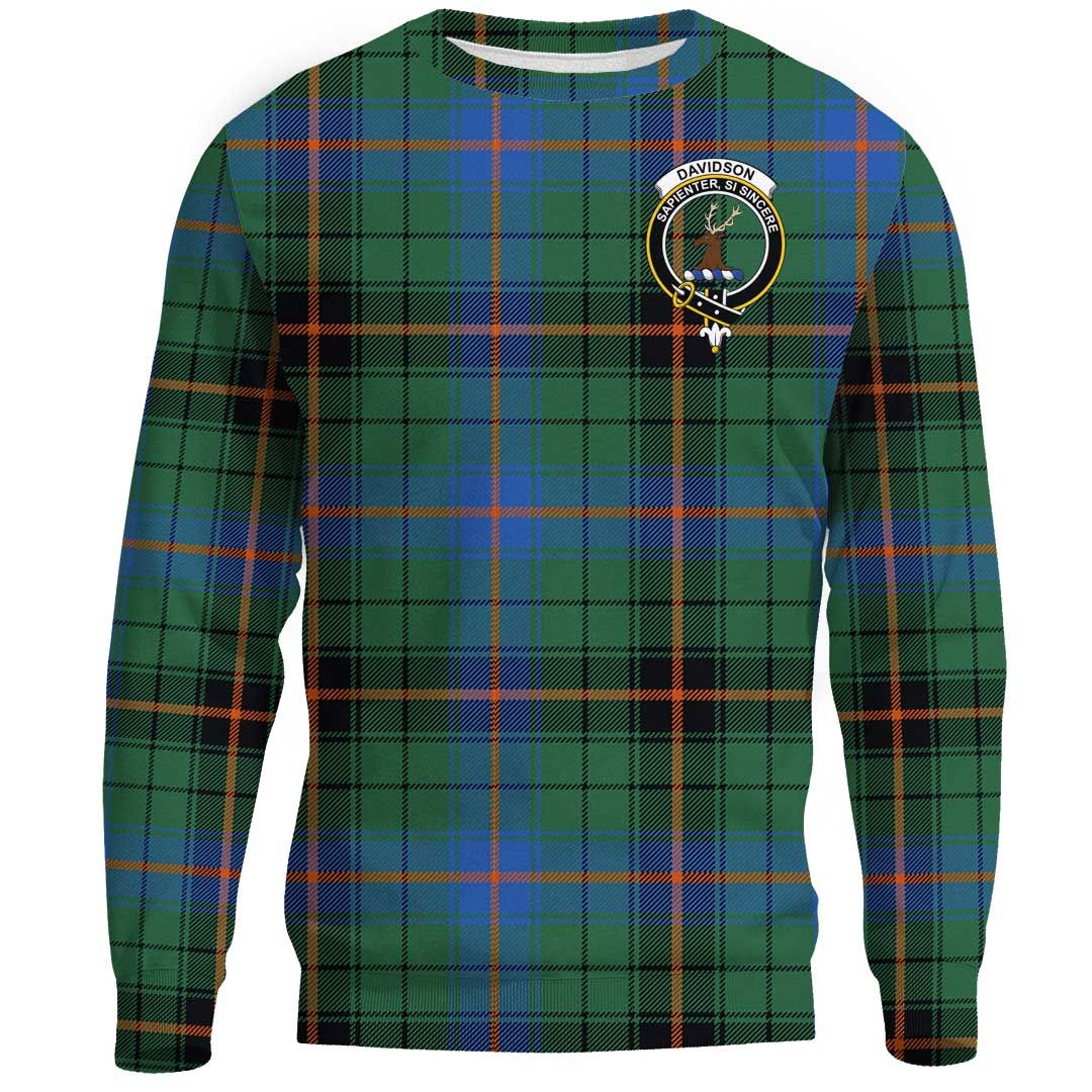 Davidson Ancient Tartan Crest Sweatshirt